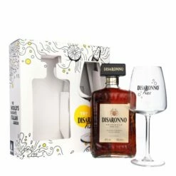 Disaronno Liqueur + Fizz Glass Gift Pack