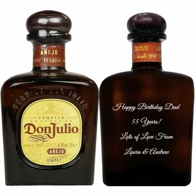 Don Julio Anejo Tequila - With Personalised Engraving On Side