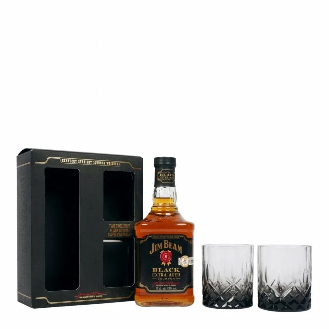 Jim Beam Black Label - 2 Glass Gift Pack - Image 2