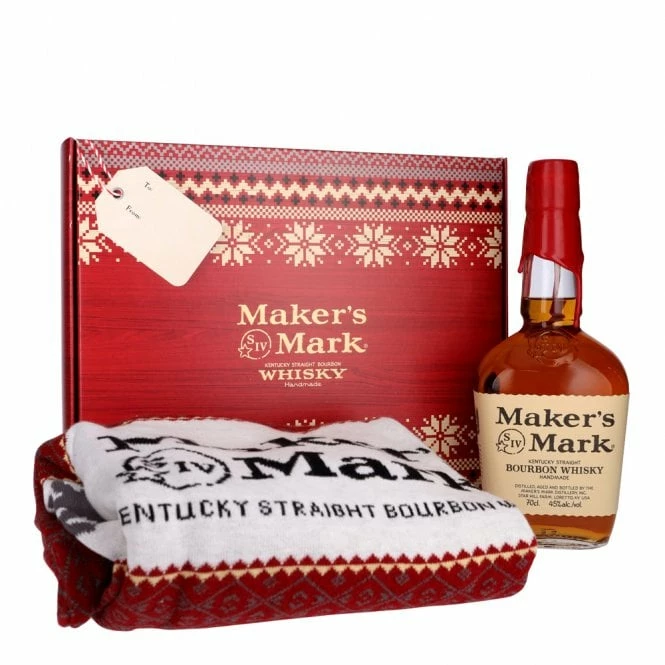 Maker's Mark Bourbon Whisky - Adult Knitted Jumper Gift Pack - Image 3