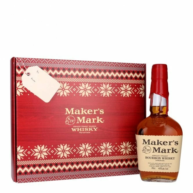Maker's Mark Bourbon Whisky - Adult Knitted Jumper Gift Pack