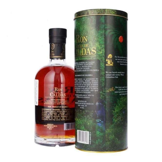 Ron Viejo De Caldas Grand Reserva 15 Year Old Rum - Image 2