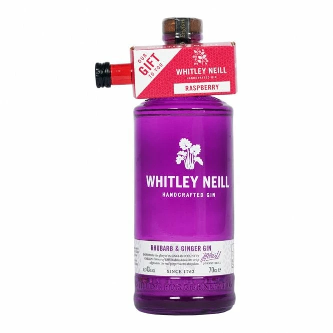 Whitley Neill Rhubarb & Ginger Gin + Raspberry Gin 5cl Miniature